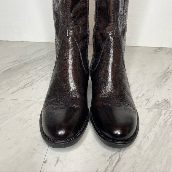 New! Born Gibb Knee High Dark Brown Leather Boot 7M - Picture 10 of 13